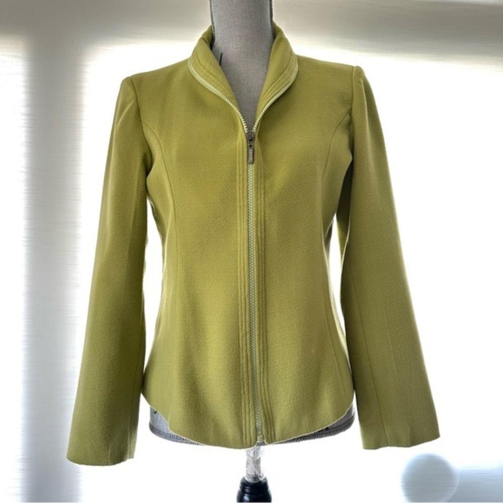 Vintage Fendi 100% Cashmere Zip Jacket – Size Large (Runs Small), Made in Italy